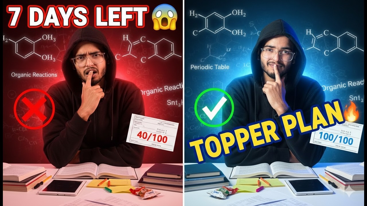 Score Full marks in CHEMISTRY Board's exam | 7 days complete plan !