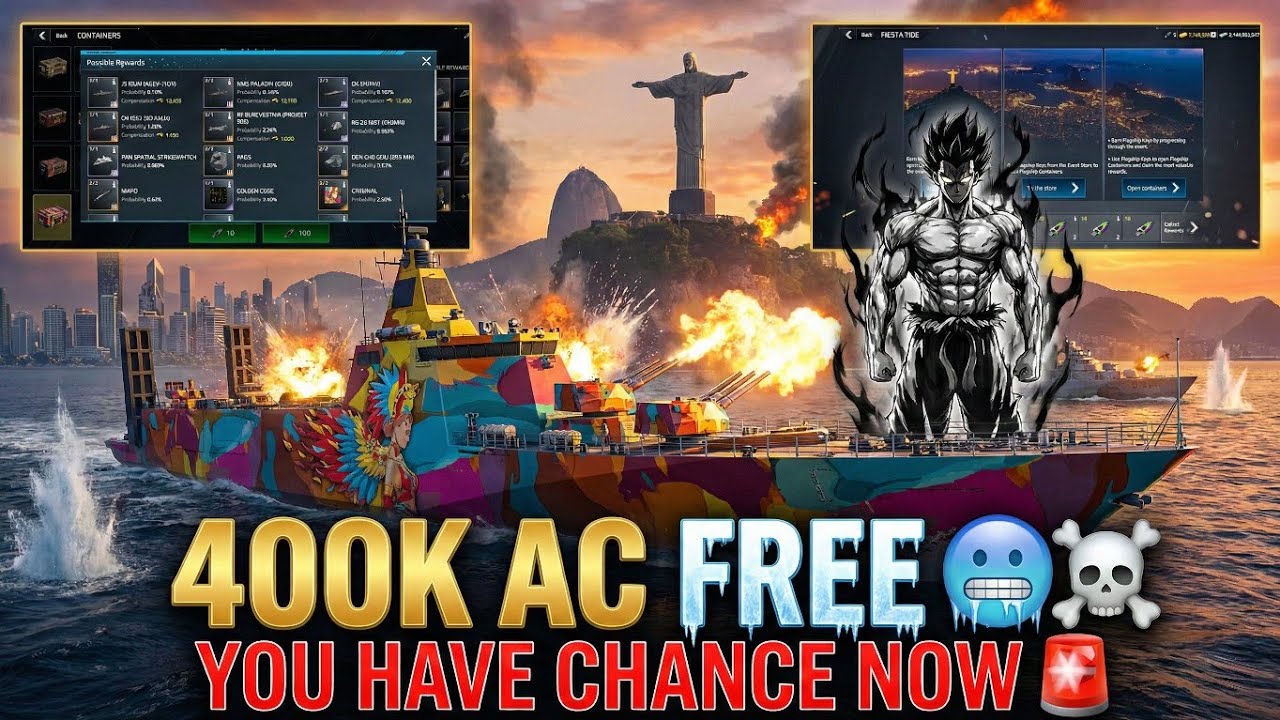 400K AC🥶 WINNING CHANCE☠️🗿|| CONTAINER GACHA♥️ #modernwarships #gacha #400kac