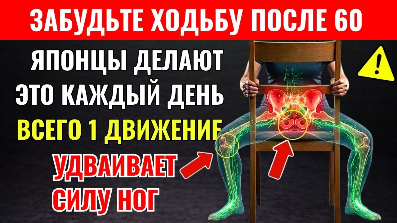 Если вам больше 60: 6 японских упражнений, которые возвращают силу ног и уверенную походку