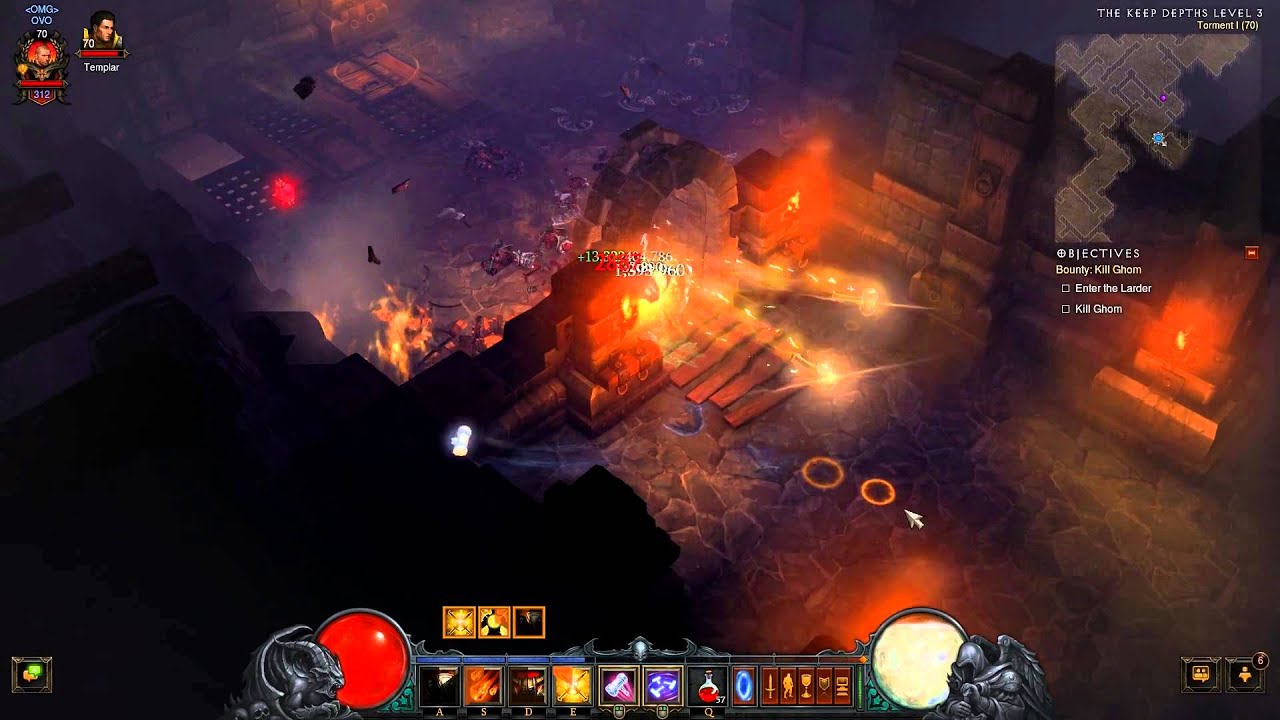 Diablo III - Crusader Gameplay