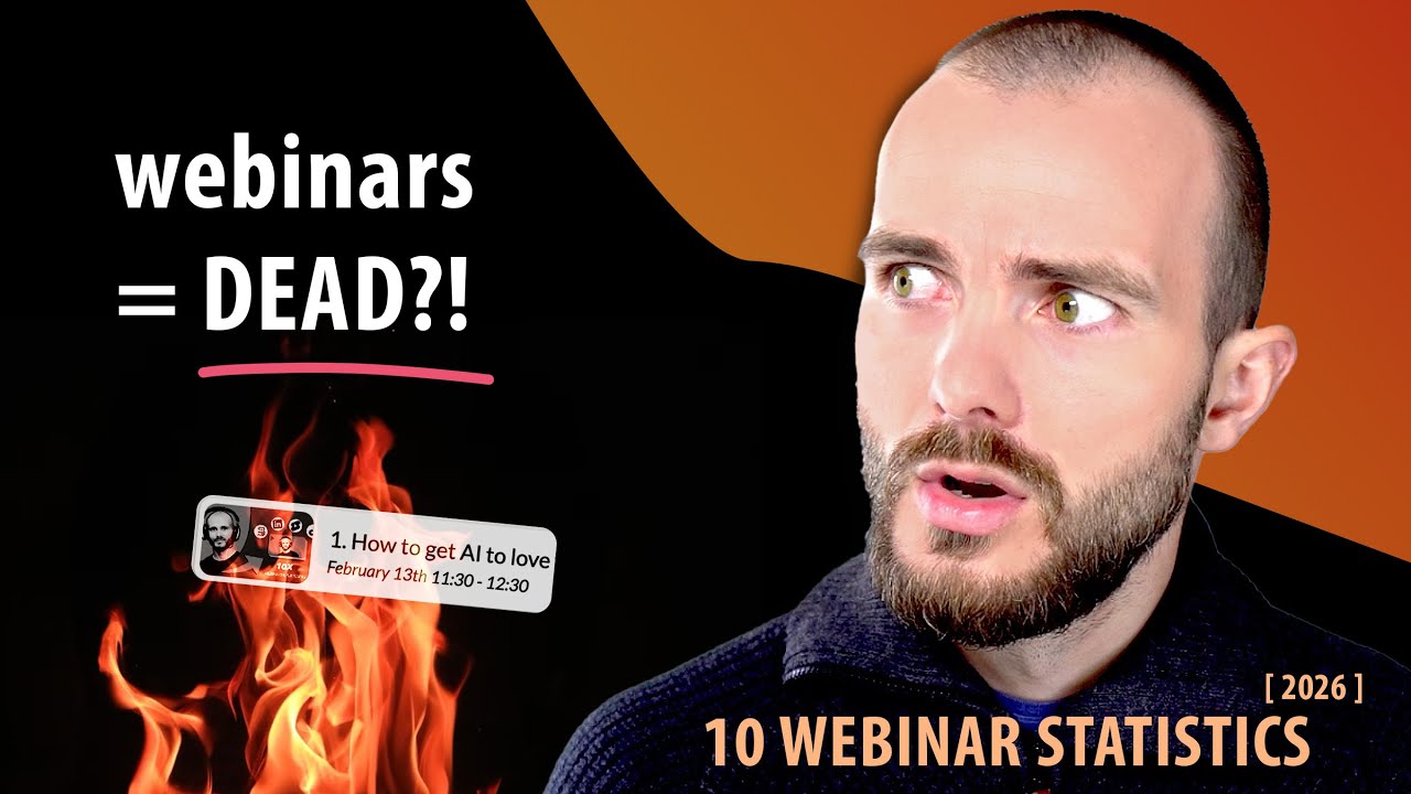 Are webinars dead?! 10 Webinar Statistics to find out (2026)