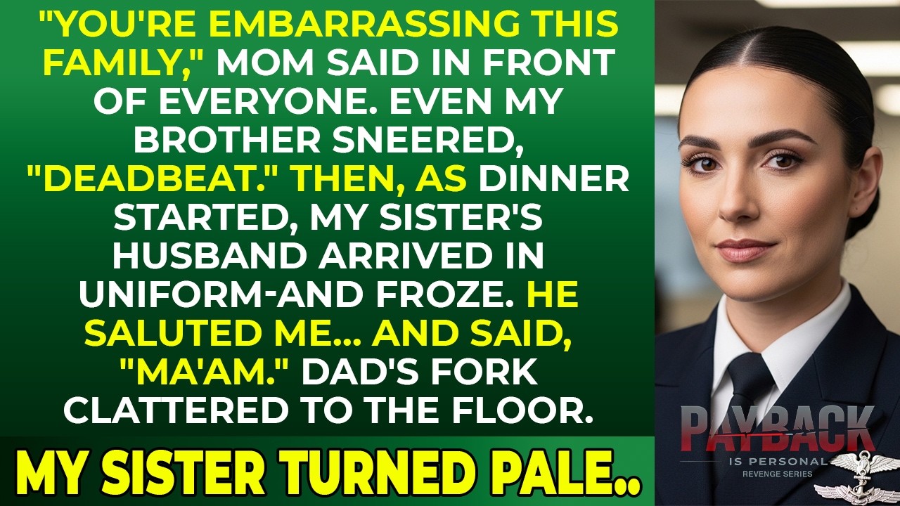 Family Called Me a Deadbeat—Then My Sister's Husband, a Highly Decorated Navy Officer, Saluted Me