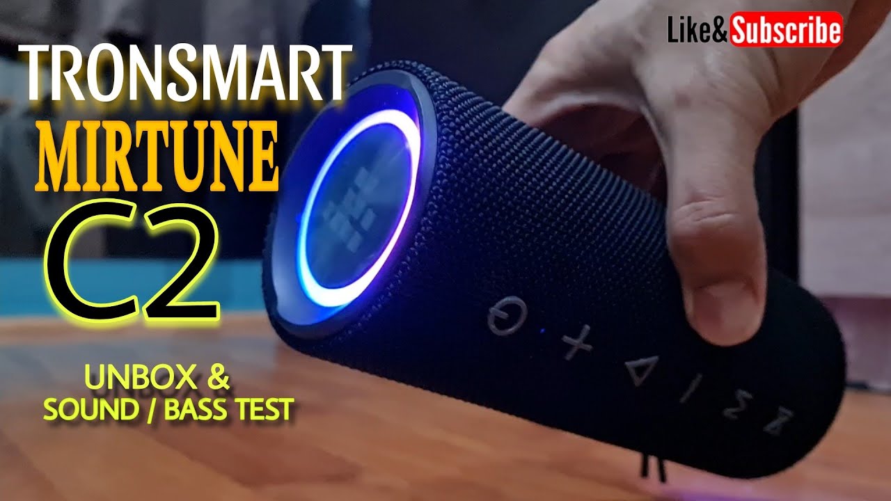 New Tronsmart Mirtune C2 - 24w, IPX7, 360⁰ surround-  Unbox, first peek - Sound test