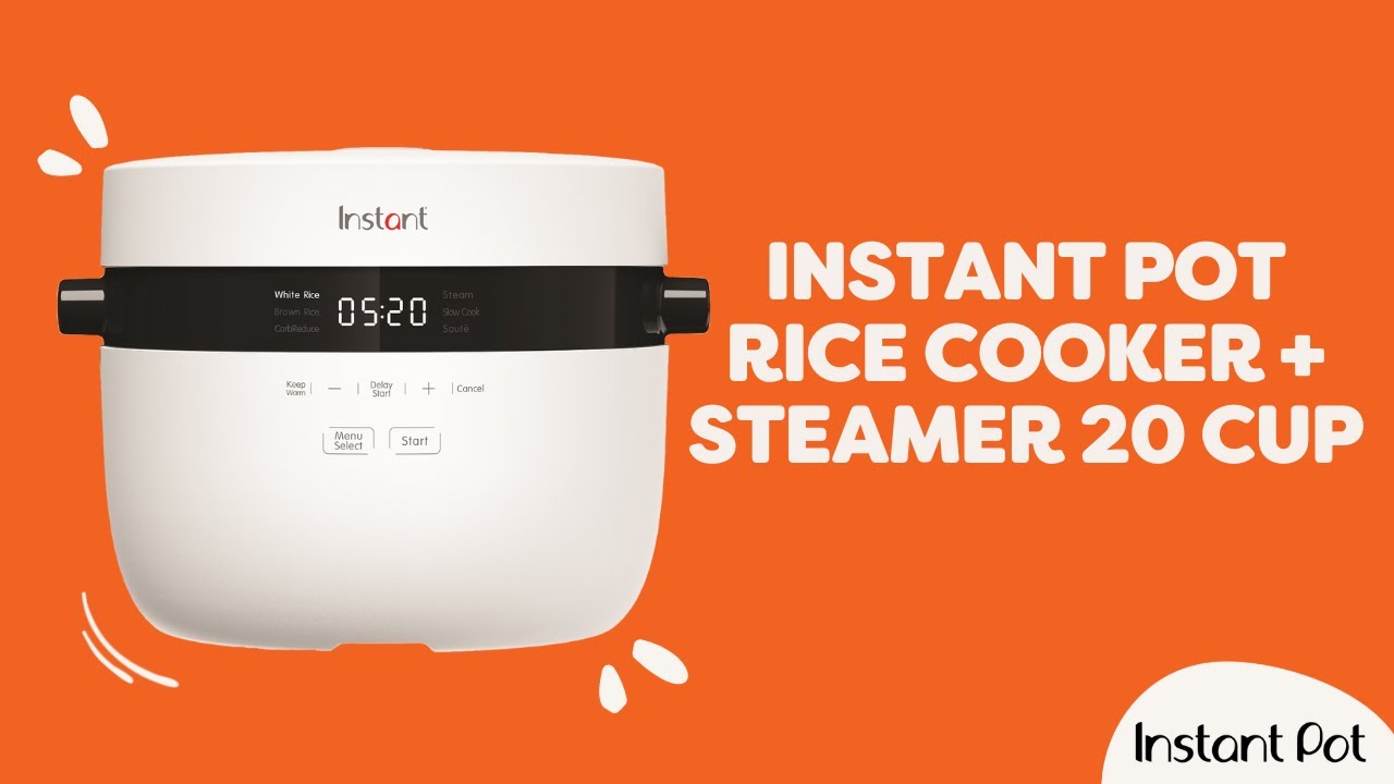 Introducing the Instant Pot Rice Cooker + Steamer (20 Cup)