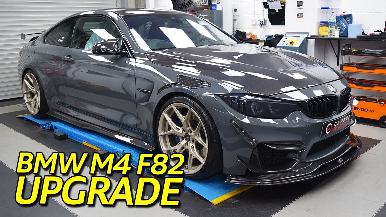 BMW M4 F82 Upgraded with GT4 Carbon Canards
