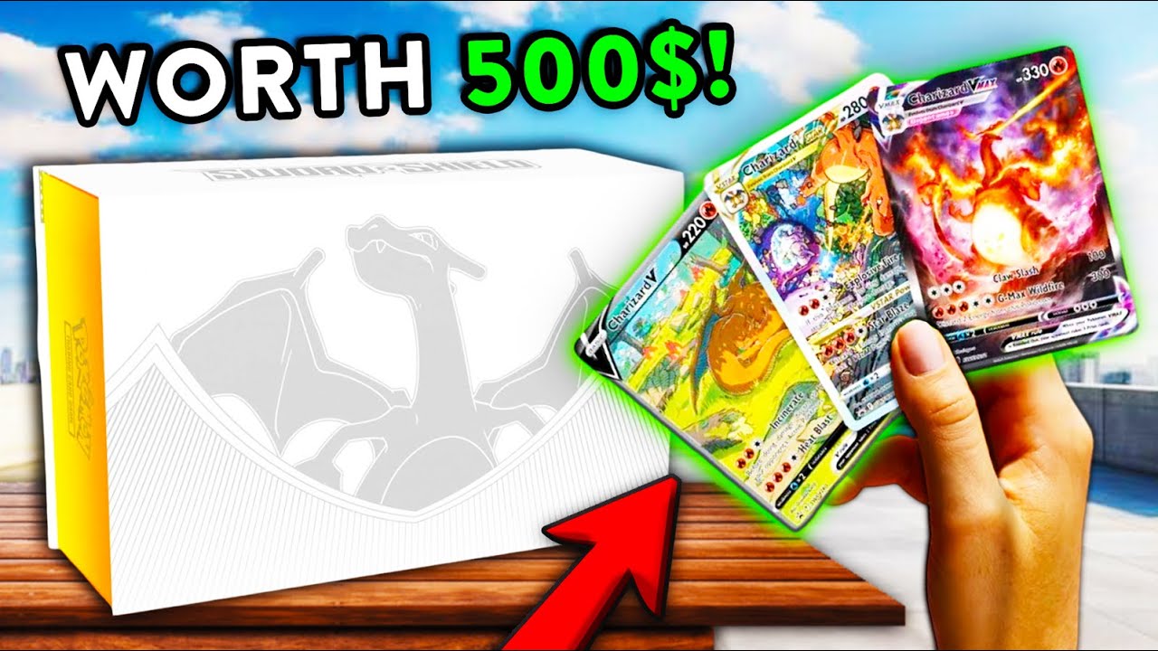 ОТКРЫВАЕМ ОРИГИНАЛЬНЫЙ ШТРИХ-КОД ЧАРИЗАРДА! - Открытие коллекции Pokemon Charizard Ultra Premium ...