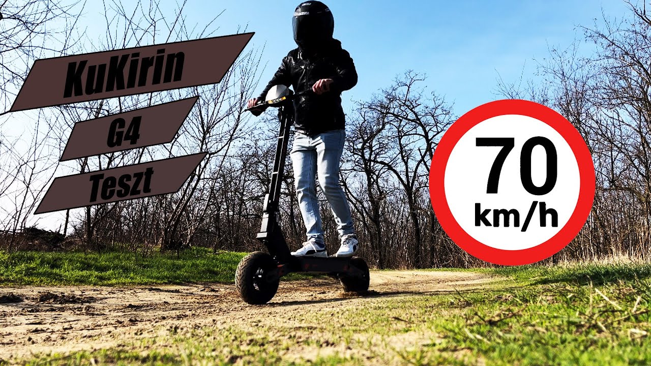 Brutális 😱 | KuKirin G4 elektromos roller teszt