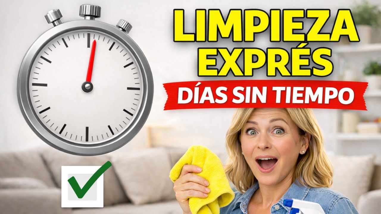 Mi Rutina de Limpieza Expr&eacute;s: 5 Pasos R&aacute;pidos para Mantener tu Casa en Orden en D&iacute;as Muy Ocupados