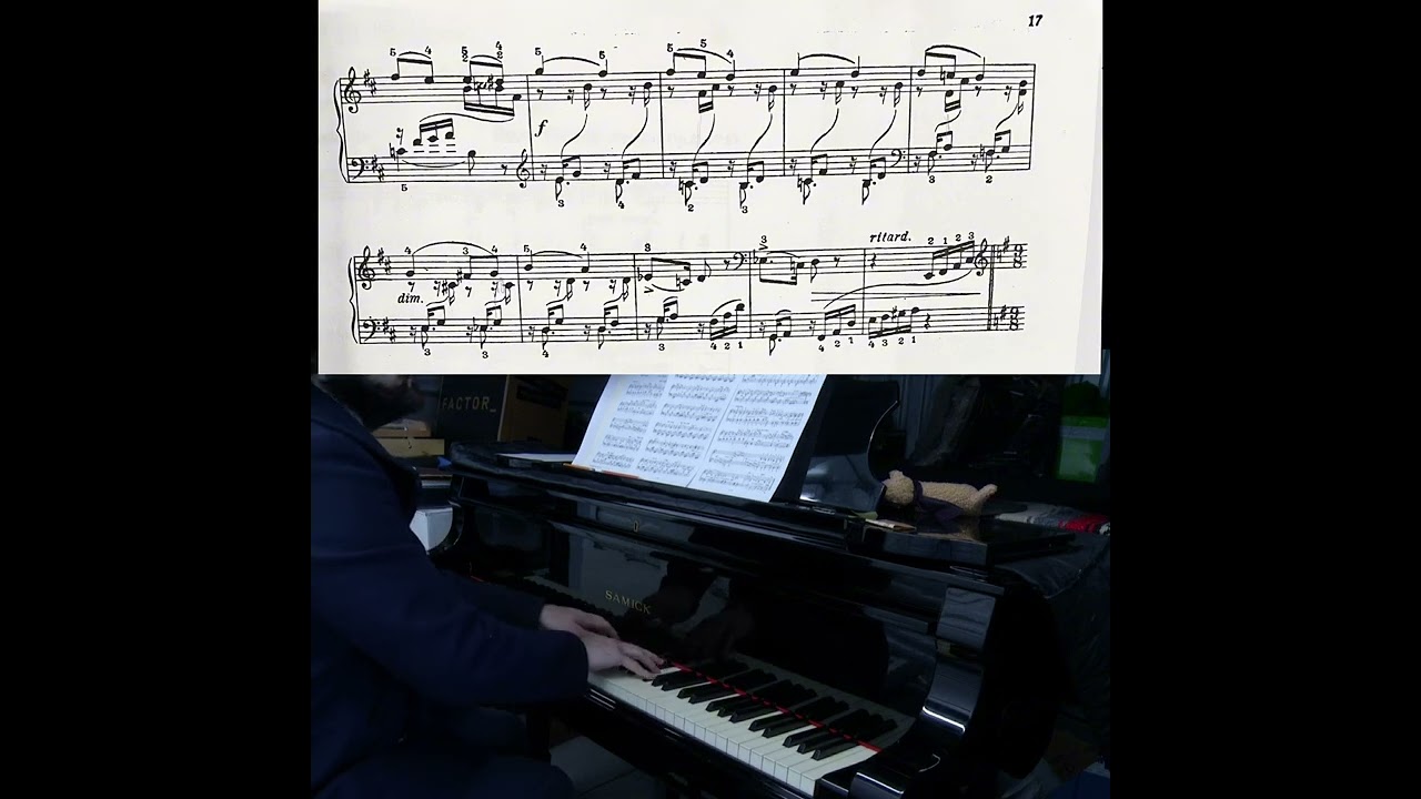 May - Tchaikovsky (from The Seasons) with score
