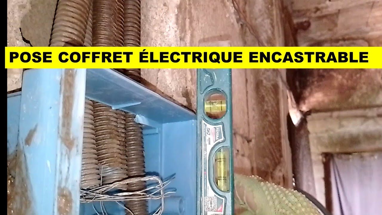 Pose Coffret Électrique Encastrable