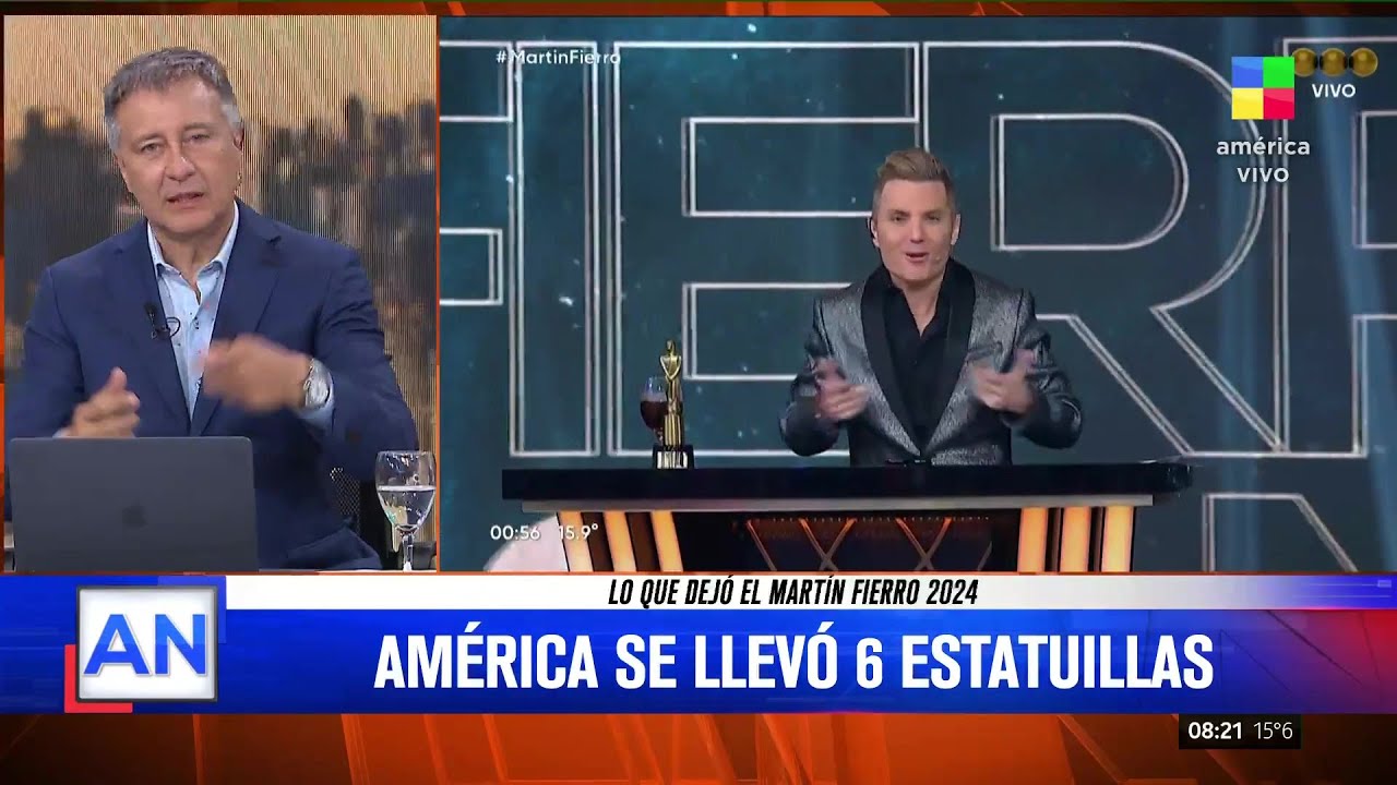 🤩 Lo que dejó el Martín Fierro 2024: América se llevó seis estatuillas