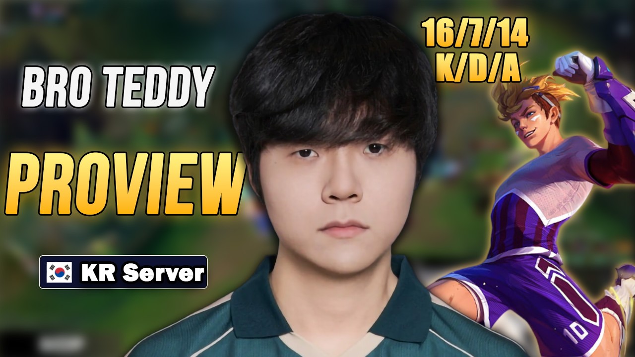 BRO Teddy Adc Proview  | Ezreal Jhin | Patch 26.03