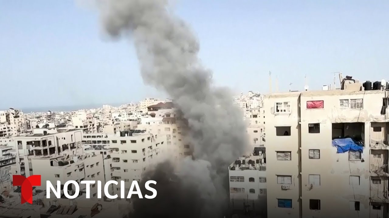 Israel lanza los ataques m&aacute;s intensos en varias semanas contra Gaza | Noticias Telemundo