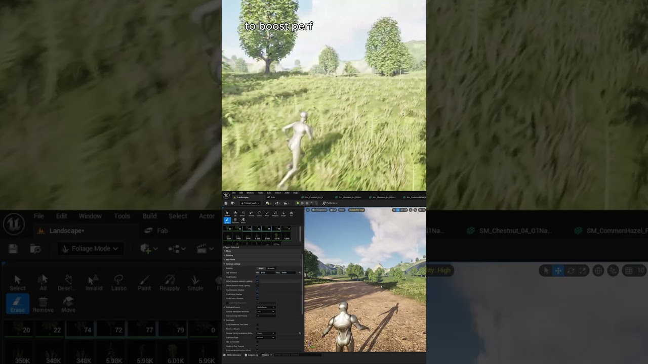 Foliage Optimization UE5