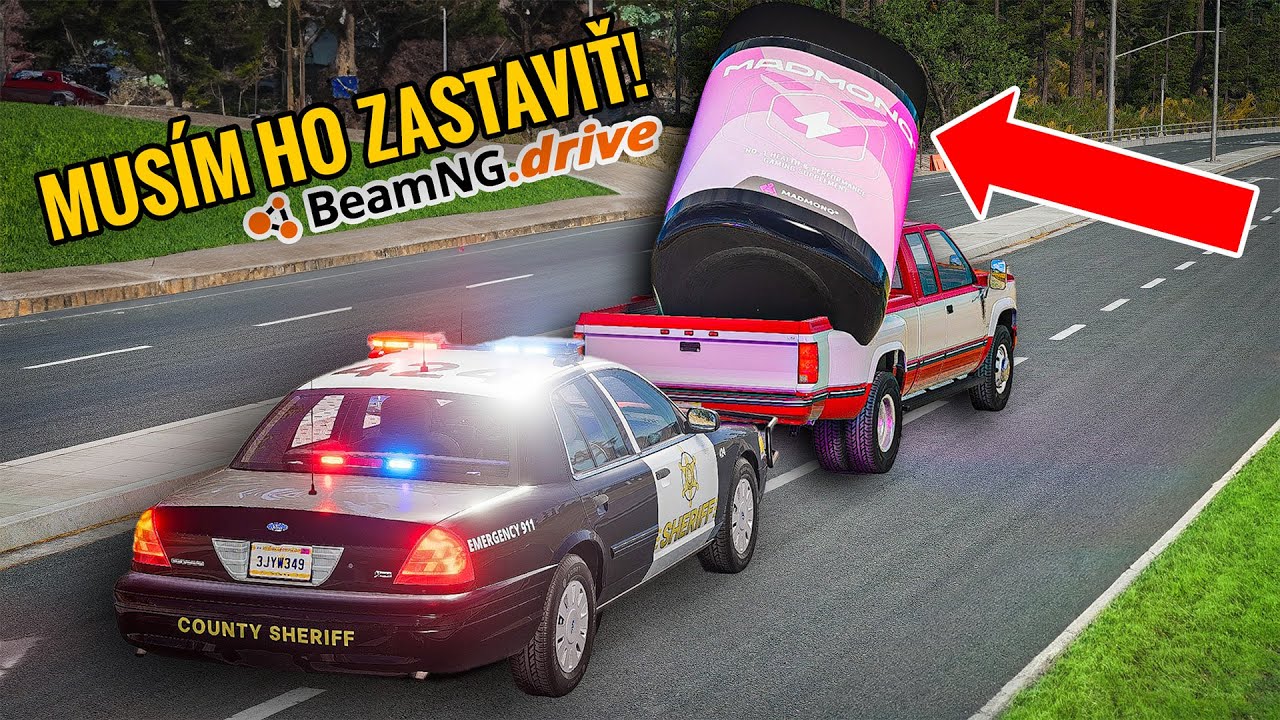SOM POLICAJT V BeamNG Drive!