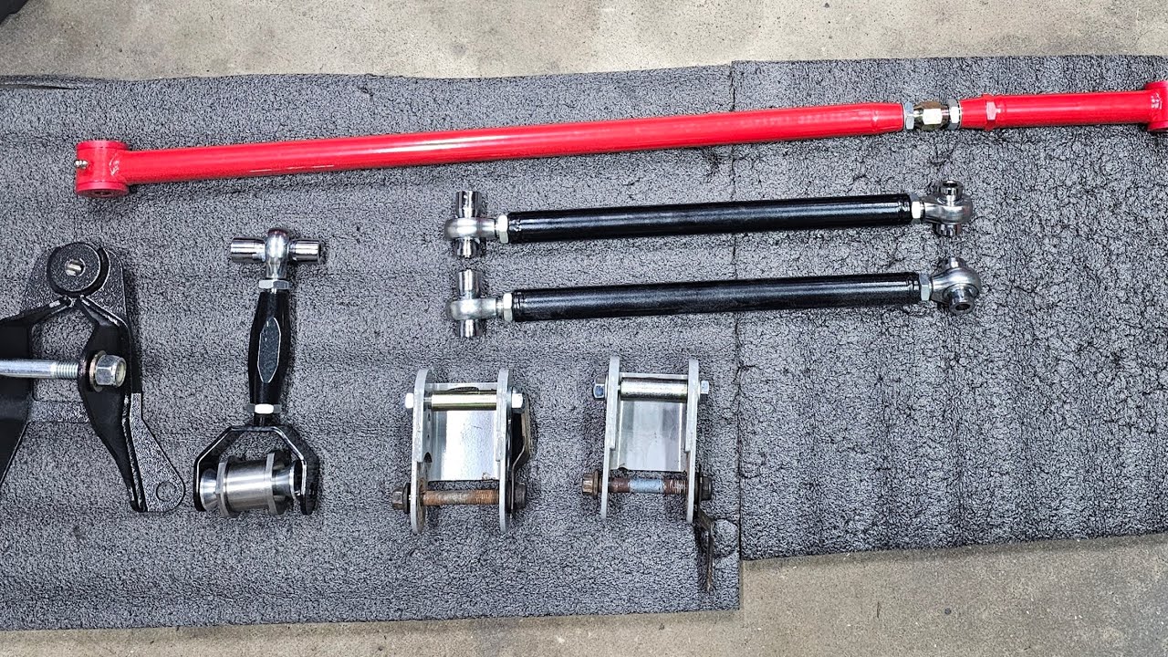Budget solid adjustable S197 rear suspension. 