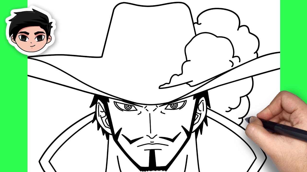 How To Draw Mihawk | One Piece - Easy Step By Step