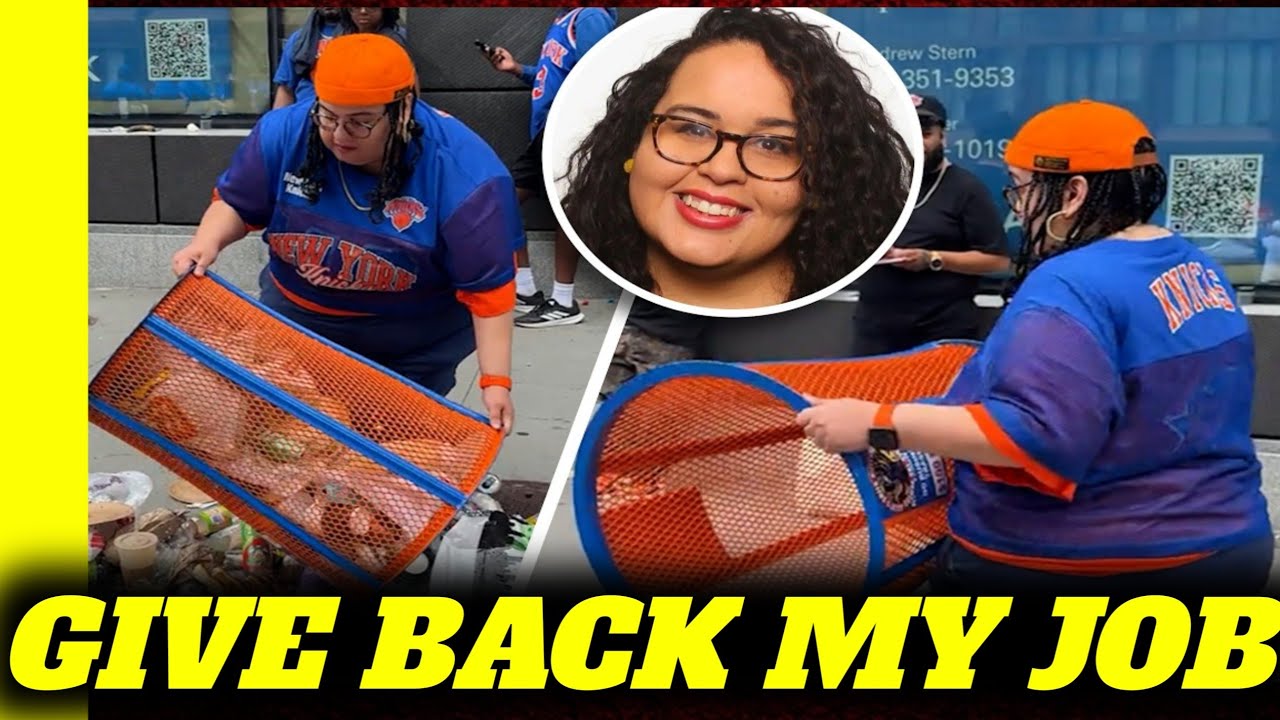 ARRESTED🚨JP Morgan DEl executive fired after stealing Knicks-themed trash can Madness Runs wild 