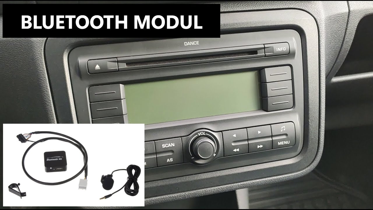 Instalace bluetooth modulu do Škoda Fabia II. (rádio Dance).