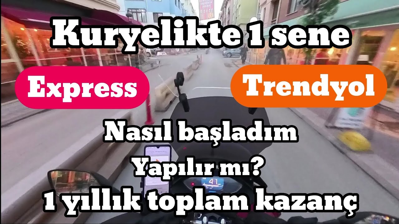 Kuryelikte 1 Sene I 1 Yıllık Toplam Kazanç I Kuryelik Yapılır Mı?