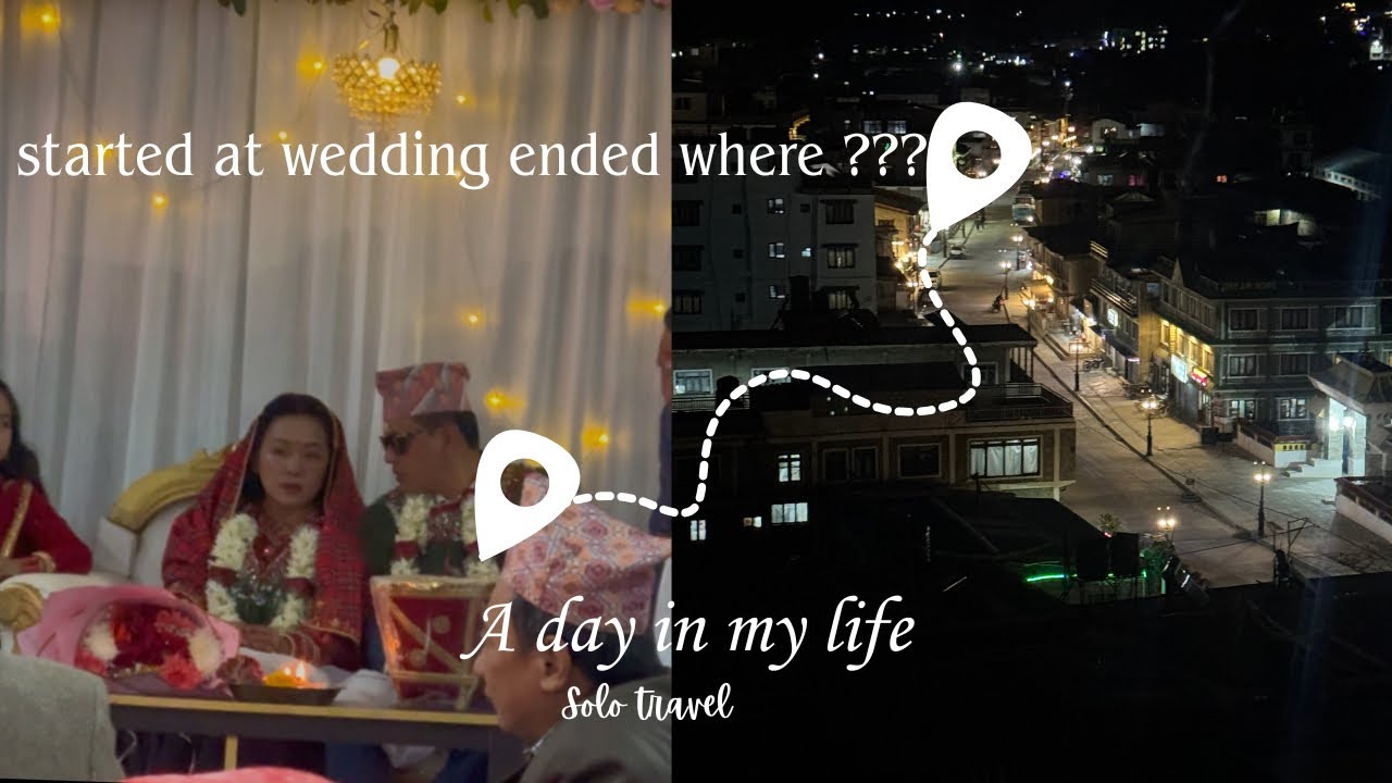 Where Did My Day End After the Wedding? 😱|solo travel|Day-1 