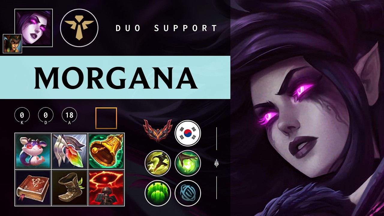Morgana Support vs Thresh - KR Grandmaster Patch 26.03