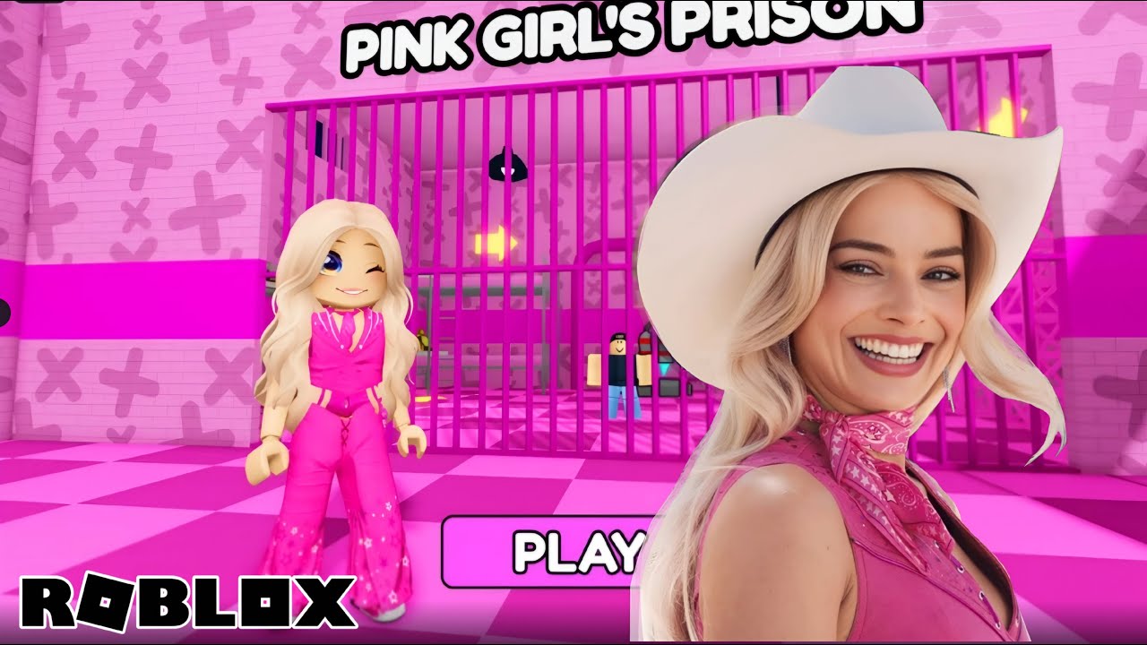 Pink Girl&rsquo;s Prison Run in Roblox (BARBIE OBBY) | Can We Escape?!