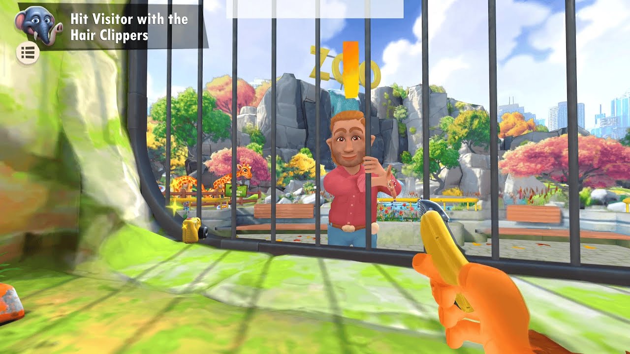 I Am Monkey | Hit Visitor  with the Hair Clippers | Android Gameplay Part - 22