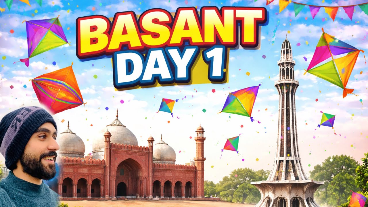 1st day of Basant ....🪁💕 February 2026||Aik bashinda zakhmi ho gya ....🙂🤝