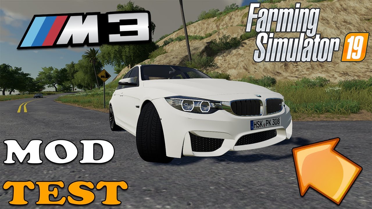 [MOD TEST] BMW M3 W FARMING SIMULATOR 19!!!