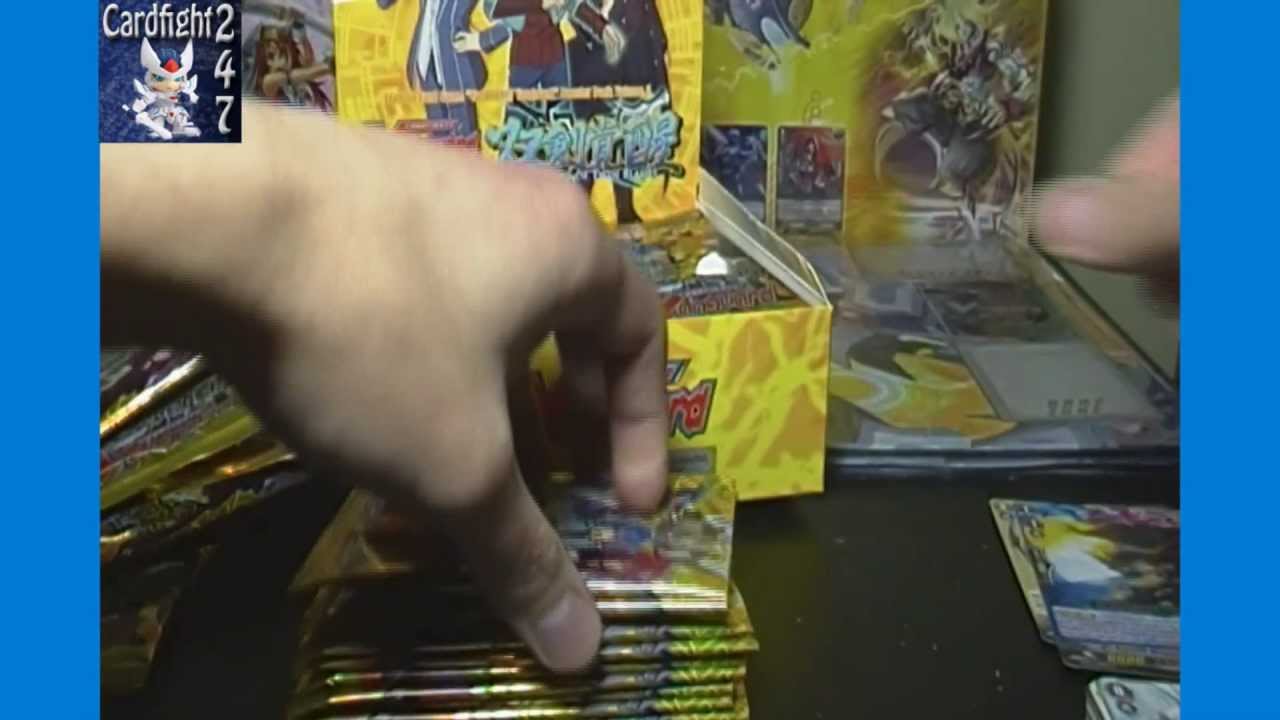 Cardfight Vanguard Awakening of Twin Blades BT05 Booster Box Opening Box 1