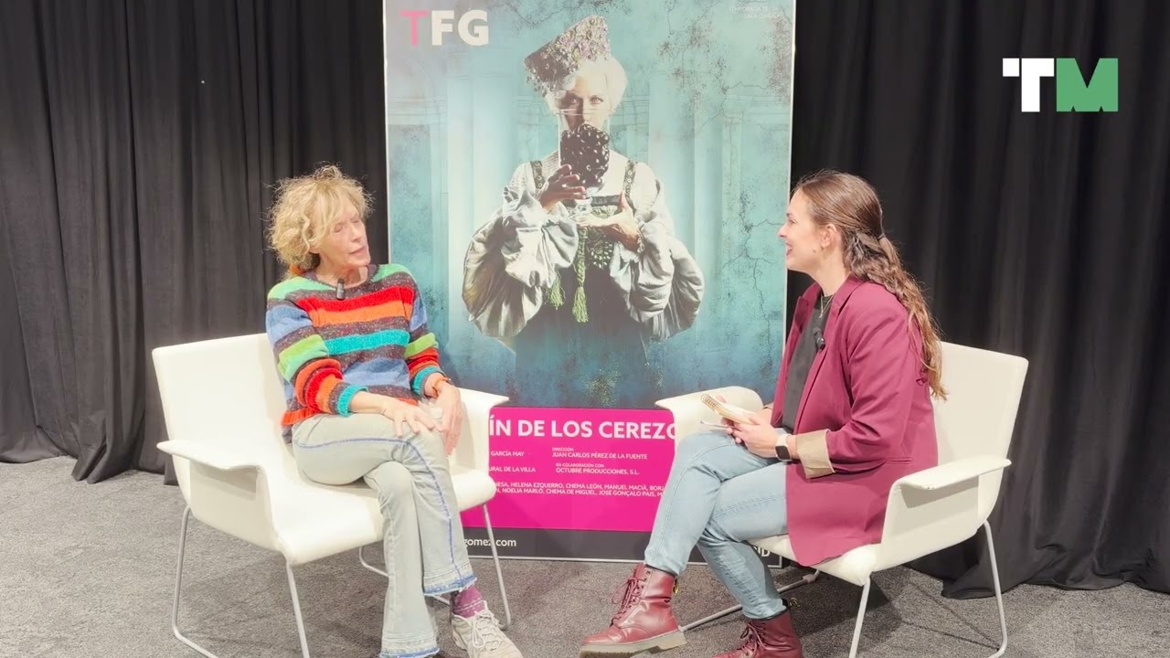 Entrevista Carmen Conesa - El jardín de los cerezos - Teatro Fernán Gómez - Teatro Madrid