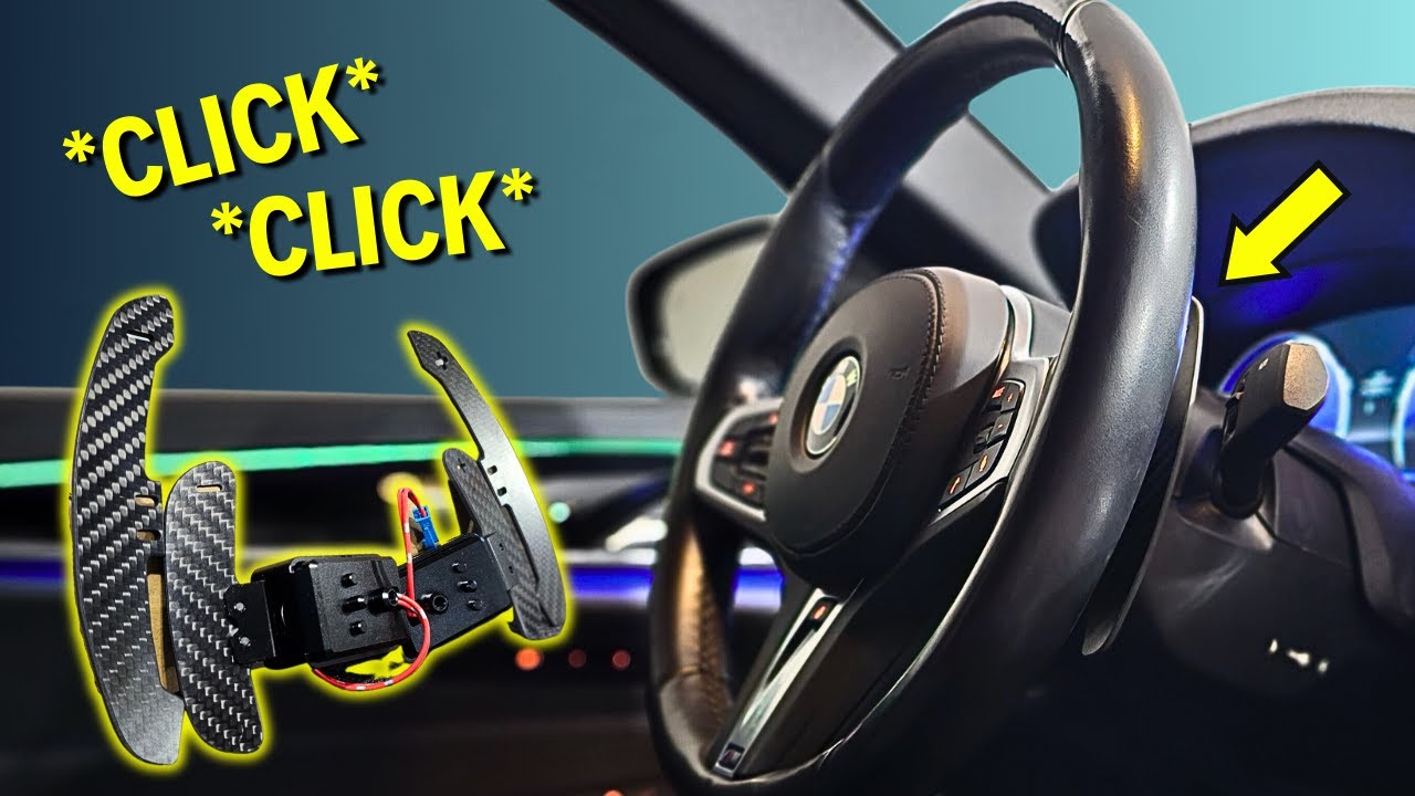 BMW 540i Magnetic Paddle Shifters