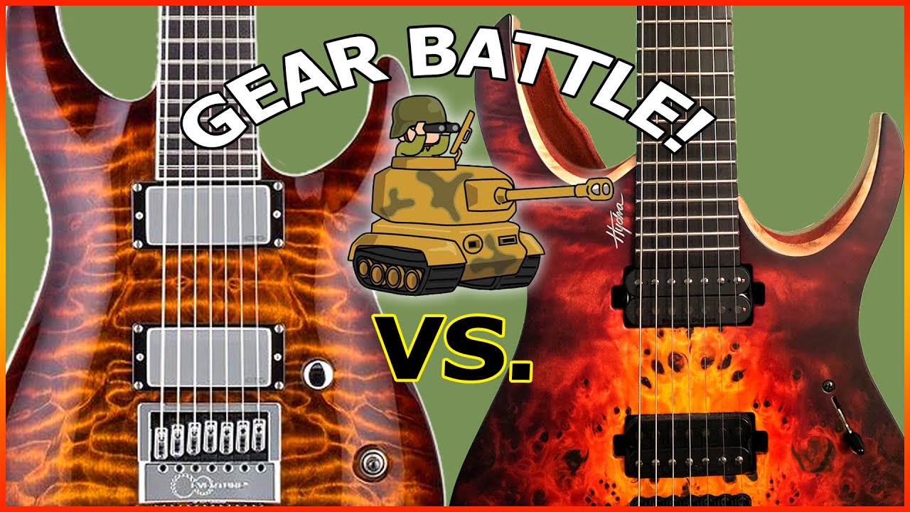 Mayones Hydra vs. ESP LTD KS-7 | Guitar Demo and Comparison 
