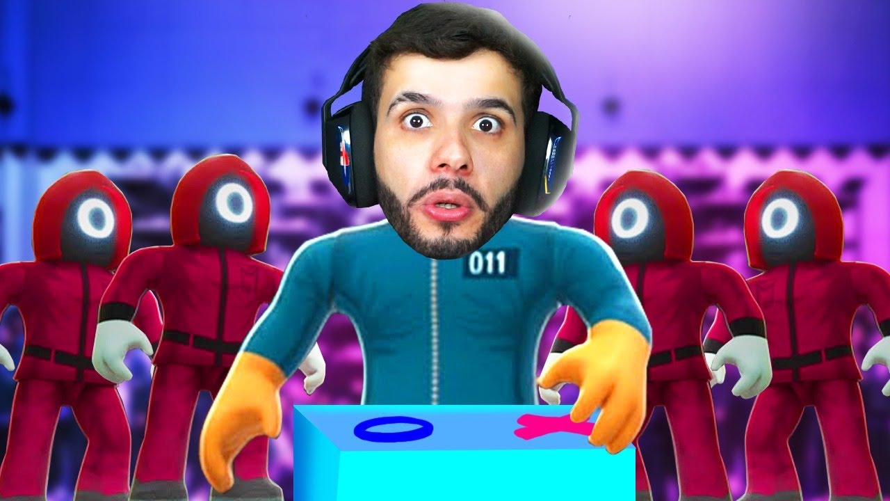 JOGUEI 3 JOGOS DE ROUND 6 NO ROBLOX!