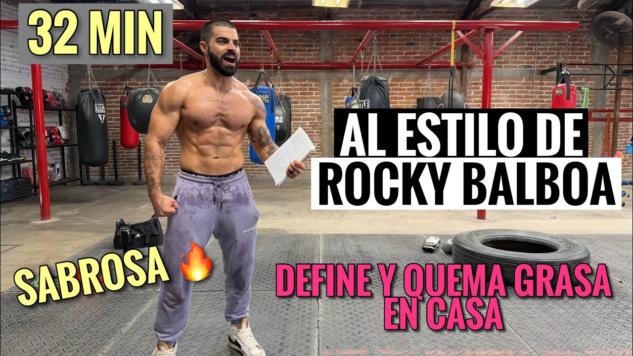 Rutina al Estilo de Rocky BALBOA (28 Minutos) Transforma tu cuerpo EN CASA