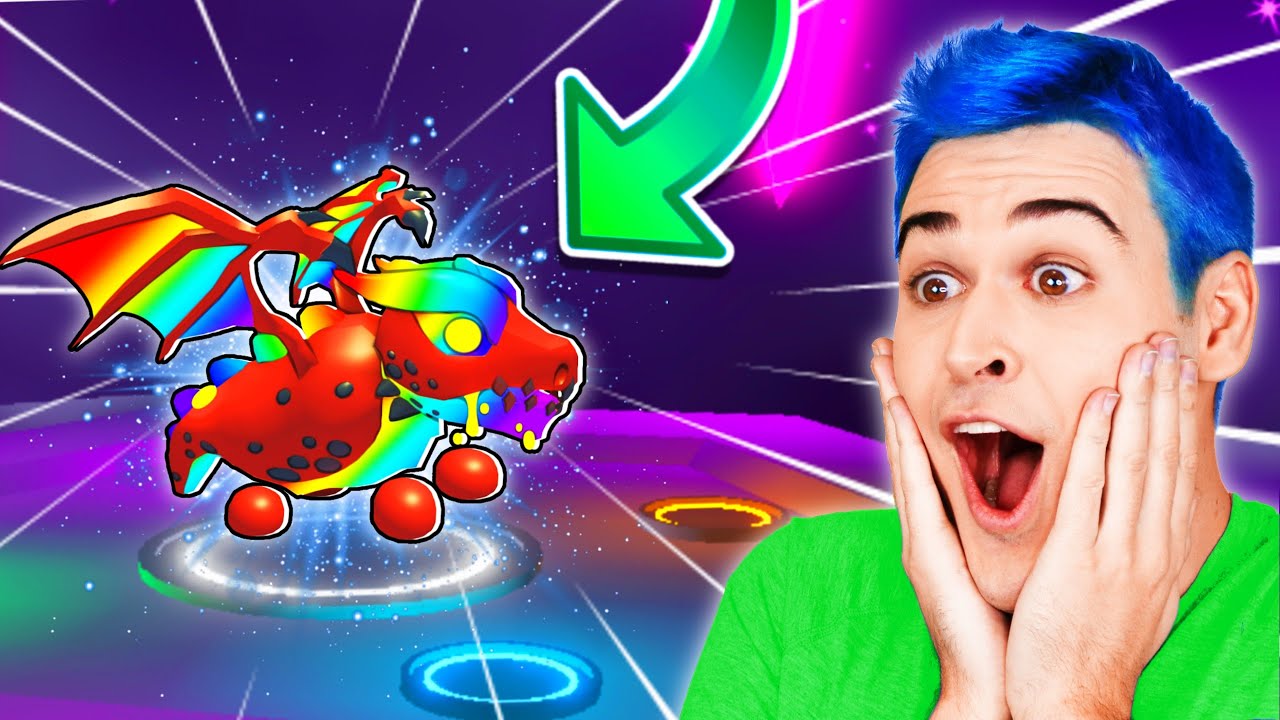 Making The *WORLD&rsquo;S FIRST* Mega Neon LAVA DRAGON In Adopt Me Roblox !! Adopt Me Halloween 2022