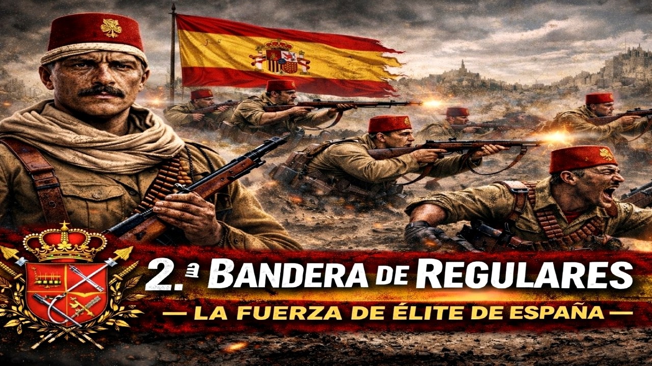 La 2.ª Bandera de Regulares ⚔️🔥 La Fuerza de Élite Más Temida de la Guerra Civil Española