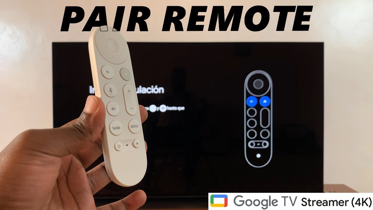 Как подключить пульт к Google TV Streamer