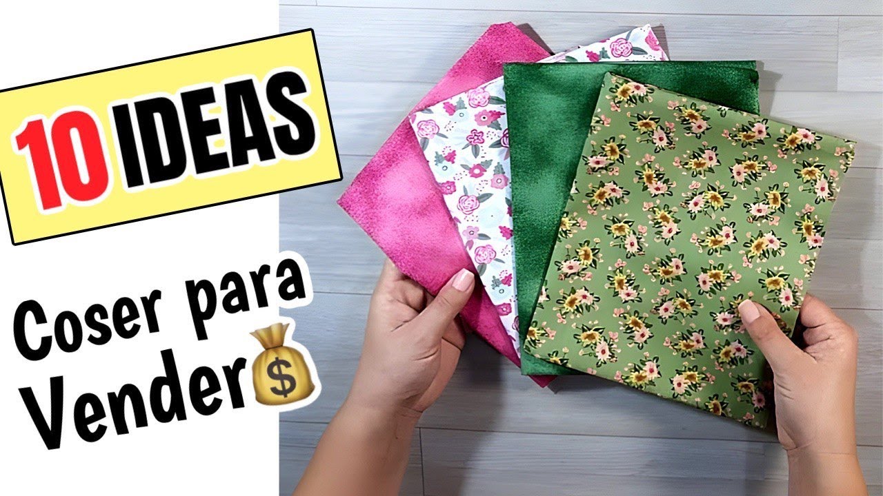 COSER PARA VENDER | 10 MANUALIDADES F&Aacute;CILES DE COSTURA CON RETAZOS DE TELA