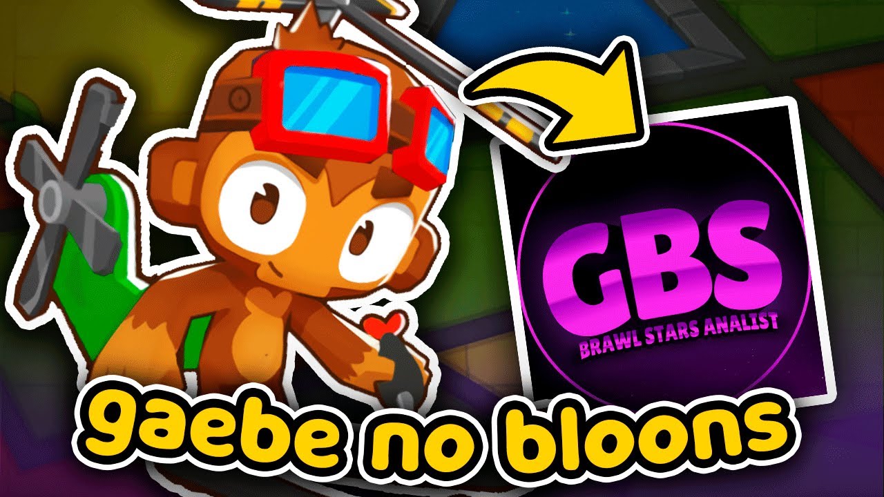 Chamei o GAEBE pra jogar bloons só pra ele ser pior que eu 😬👍