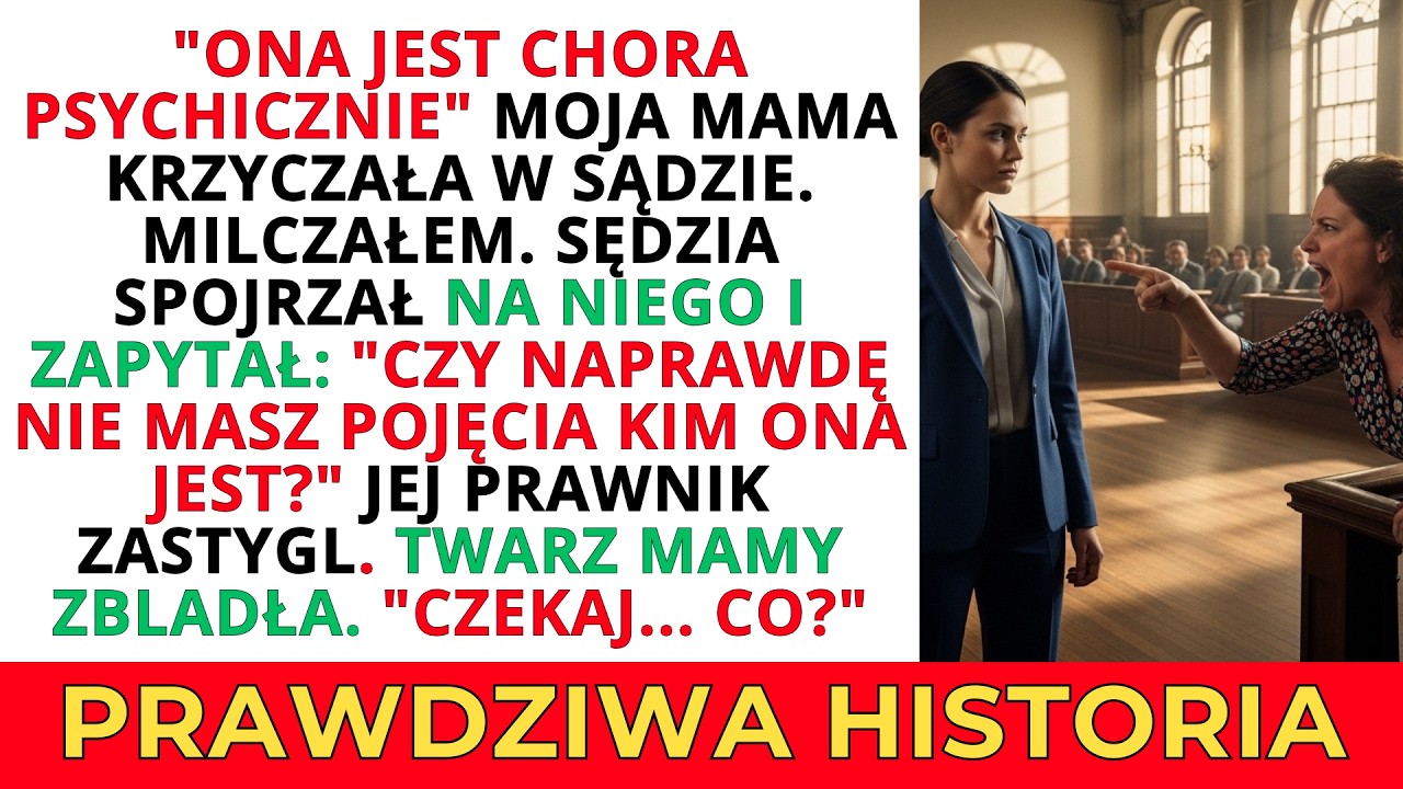 MATKA KRZYCZAŁA W SĄDZIE, ŻE JESTEM CHORA - AŻ SĘDZIA ZADAŁ JEDNO PYTANIE