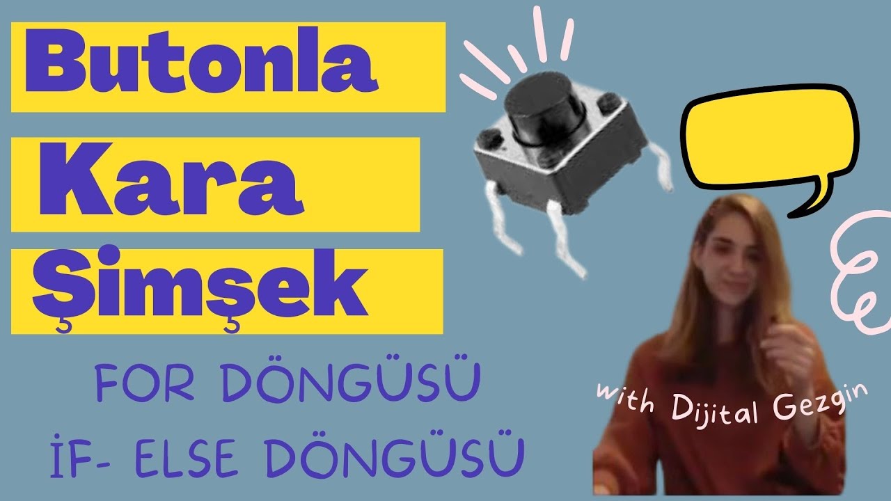 #13 | Buton ile Kara Şimşek Devresi