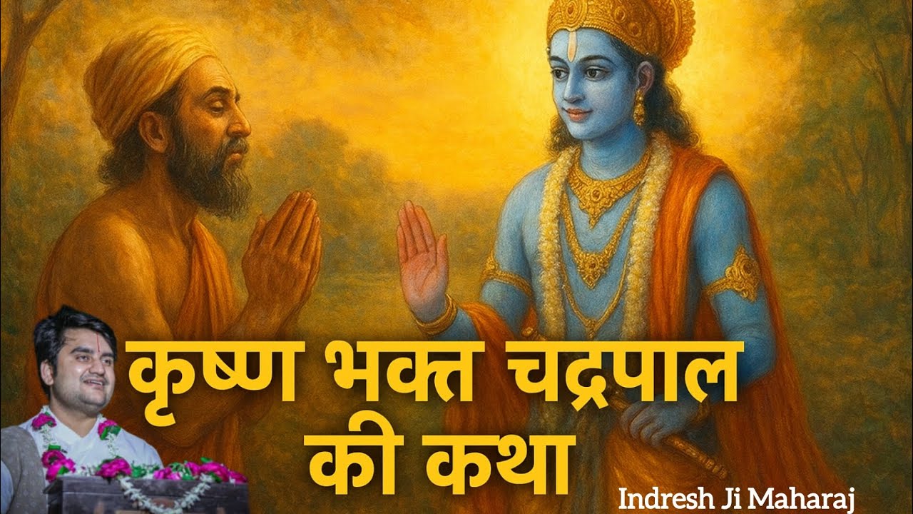 jay shree krishna | Indresh Ji Katha | bhakt Chandrapal ki katha | #katha #indreshjikatha #krishna 