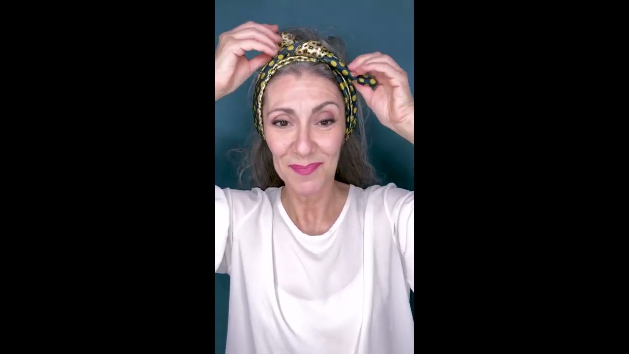 Come si indossa una fascia per capelli Vipuntozero?