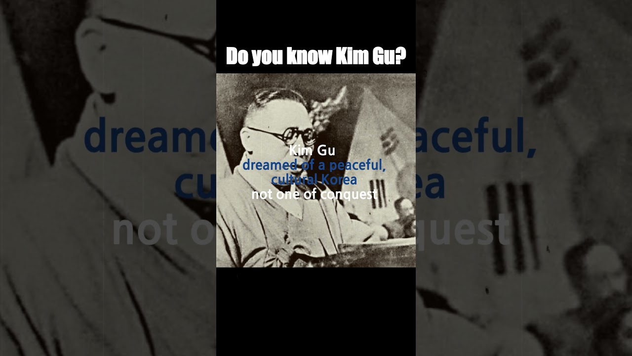Kim Gu, leader of the Korean Provisional Government  #korea #history