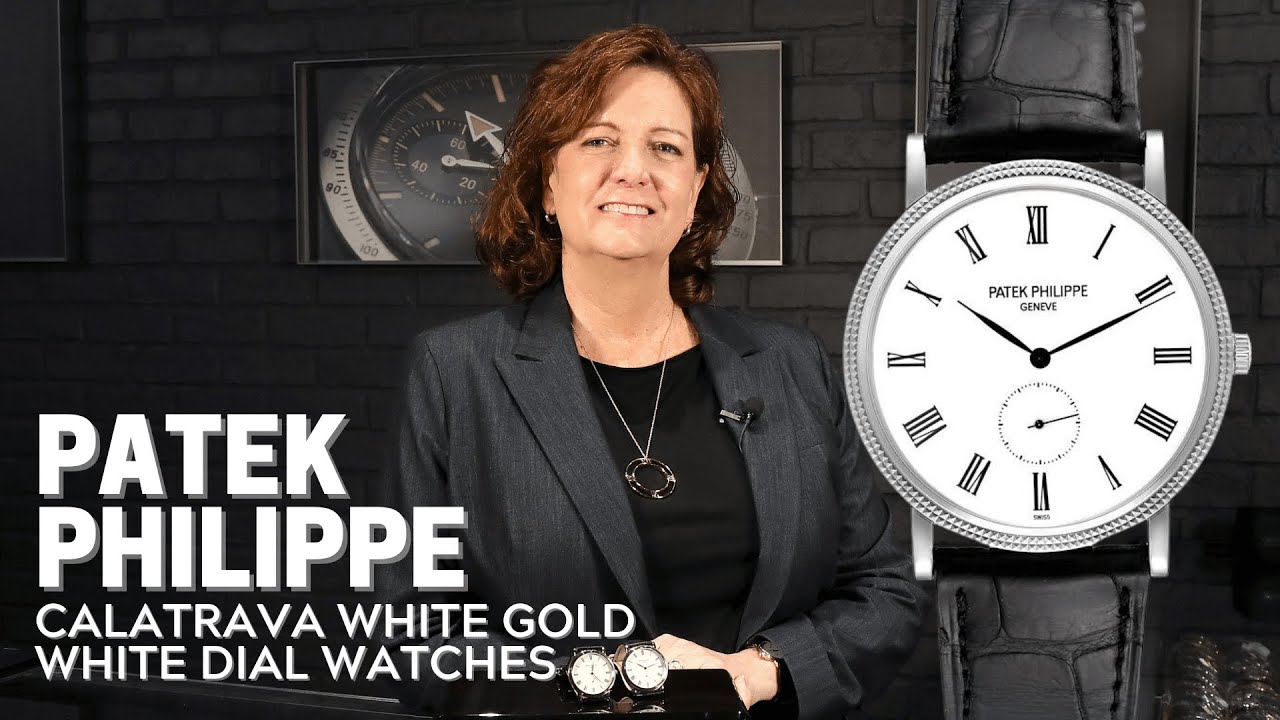 Patek Philippe Calatrava White Gold White Dial Watches 5119 and 5116 | SwissWatchExpo