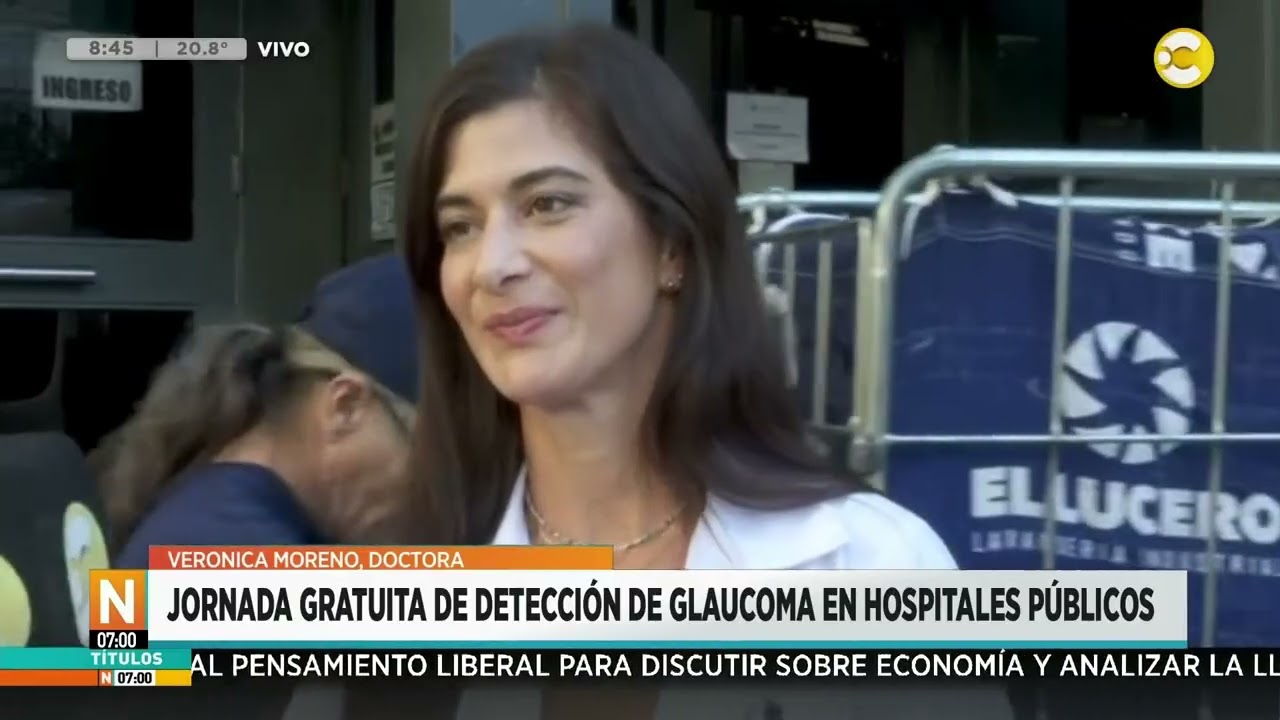 Jornada gratuita de detección del Glaucoma en hospitales públicos │N7 │ 13-03-26
