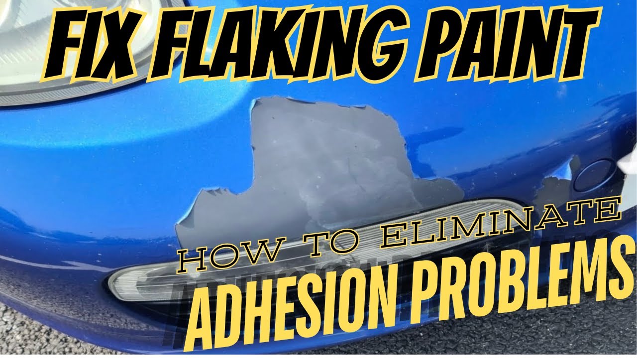 HOW TO FIX FLAKING PAINT | ELIMINATE ADHESION PROBLEMS | PORSCHE BOXSTER | CHEAP SATA SPRAY GUN