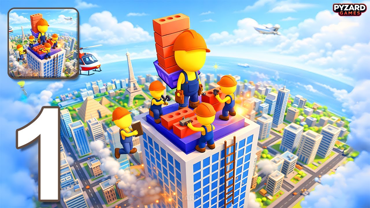 Infrastructure Master - Gameplay Walkthrough Part 1 - Construction Worker Adventure (Android, iOS)